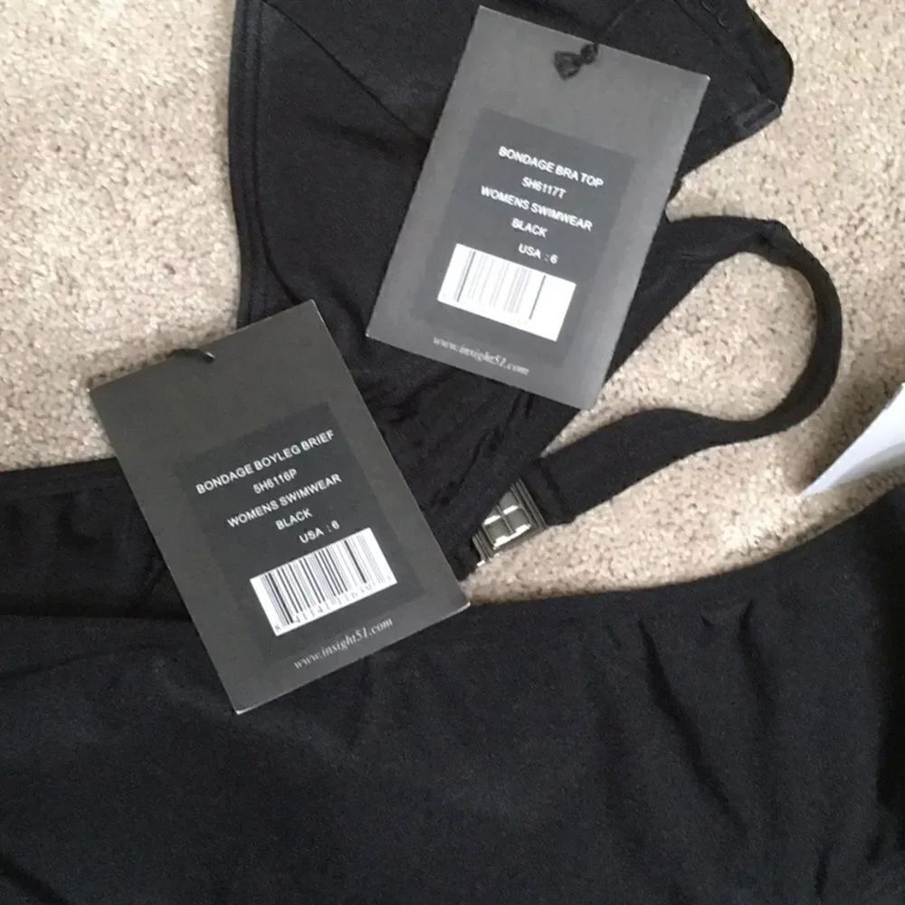 Insight black bikini. Size 6. NWT - Picture 8 of 8